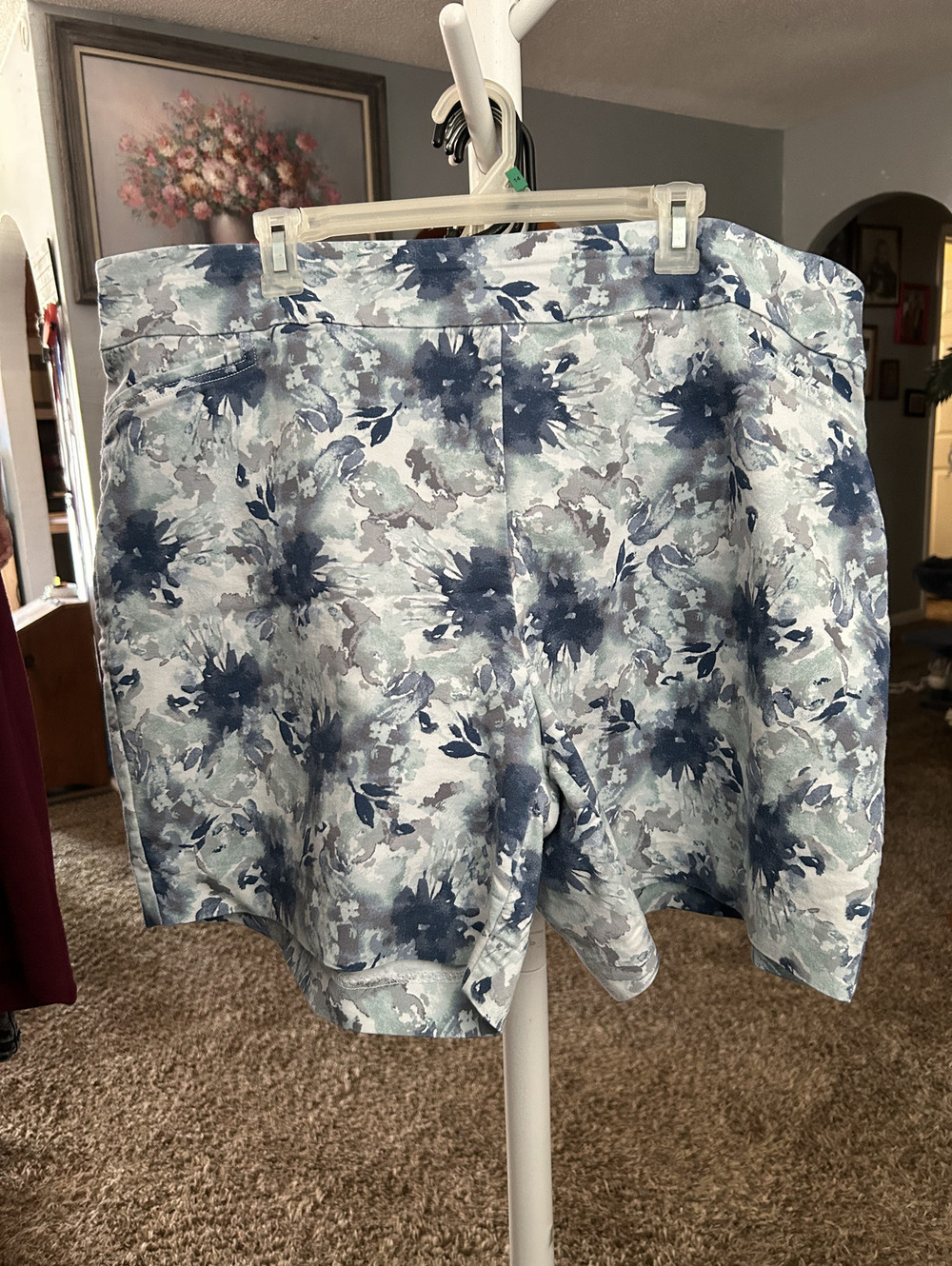 Croft & Barrow Women's Plus Size 22W Floral Print Shorts